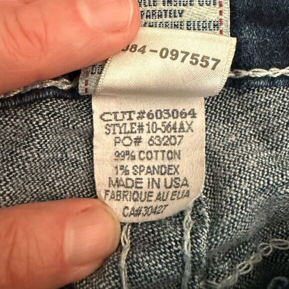 True Religion Becky Jeans Silver Sequin Detail Bootcut Low Rise 29 - Picture 9 of 10